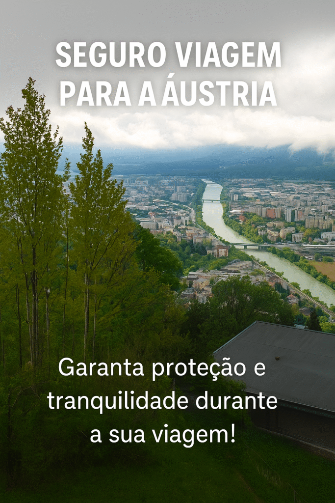 Seguro viagem Áustria obrigatório – vista panorâmica de Innsbruck